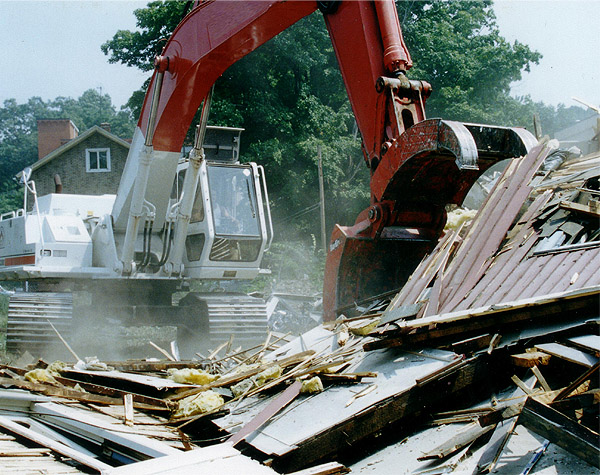 Bodine Mfg. Severe Duty Demolition Grapples, Concrete Steel House Demolition