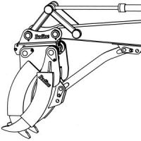 Bodine Quick Connect Clearing Grapple for the Demolition and Recycling Industries.